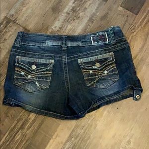 Dark Jean Shorts, Size 11/12